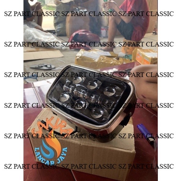 reflektor lampu depan daymeker RX king oval lampu depan RX king daymeker RX king presisi dan tebal