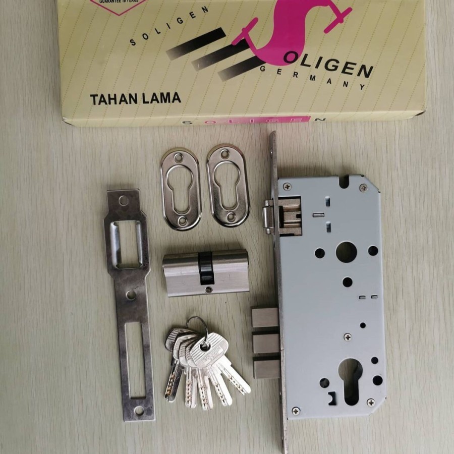 Body Pelor Stainless Soligen 2200-50 /Body kunci Pintu tarung pintu 2