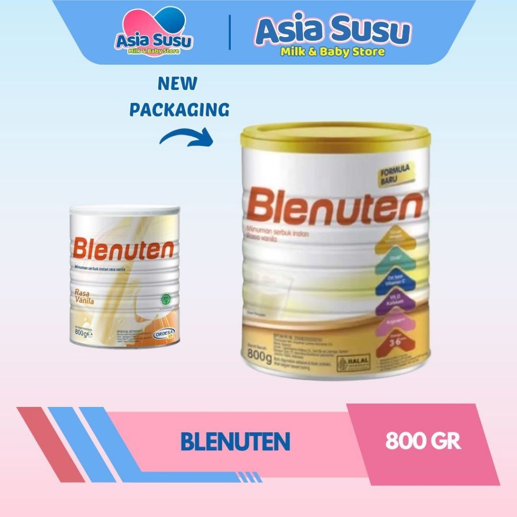 

NEW BLENUTEN 800GR - SUSU MEMENUHI KEBUTUHAN NUTRISI PENAMBAH BERAT BADAN BB ANAK PREMIUM