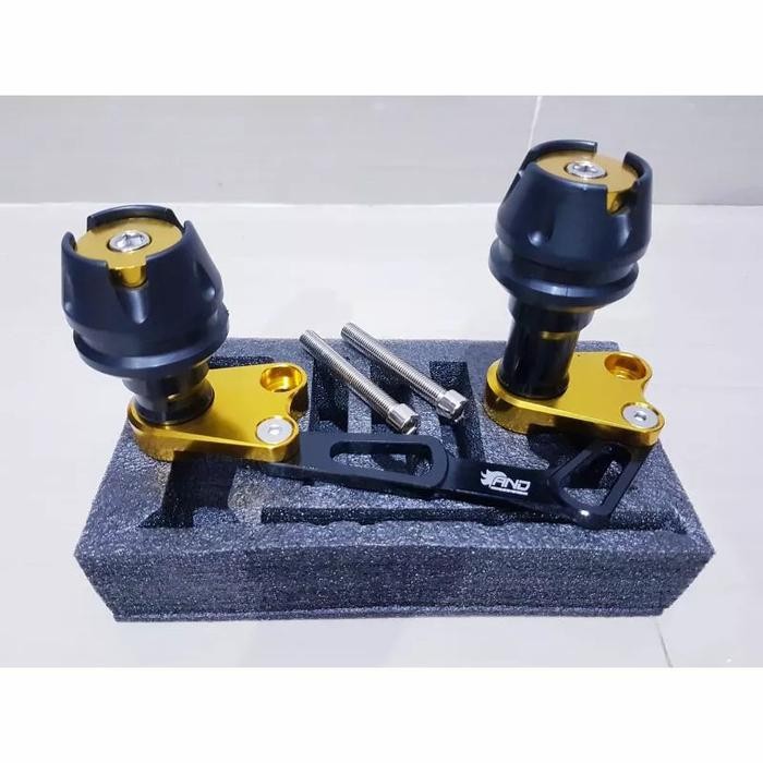 JALU KNALPOT BELAKANG VARIASI MOTOR VARIO 160/VARIO 160 NEW/PCX 160 - 03GOLD SEMI CNC