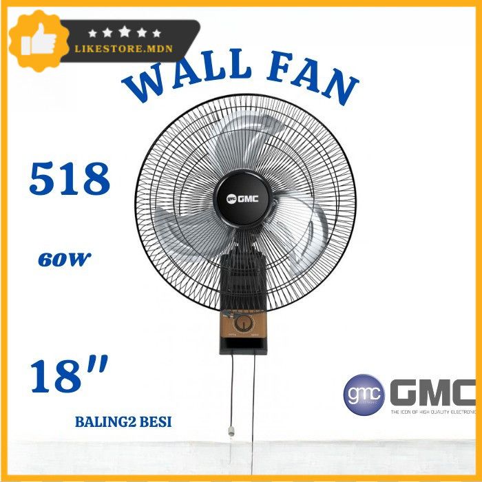 GMC WALL FAN 18" GMC-518