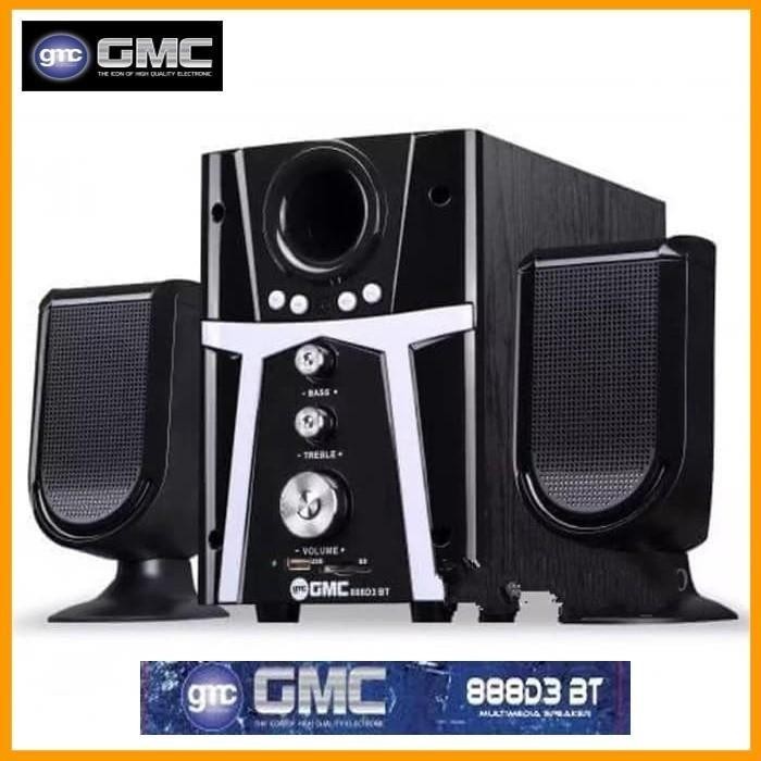 Speaker Bluetooth Portable Gmc 888 D3  Bt salon Aktif Super Bass