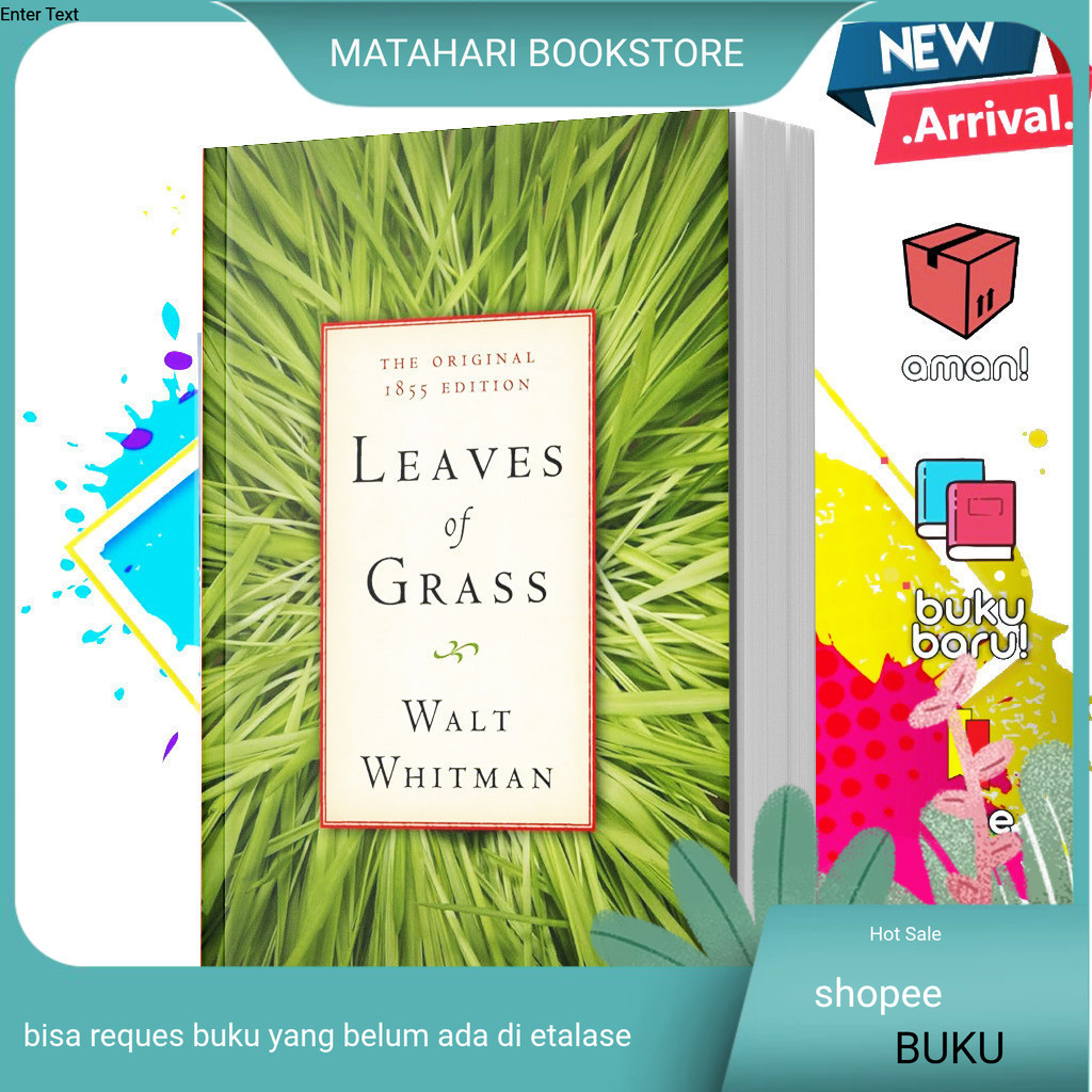 Buku Leaves of Grass by Walt Whitman