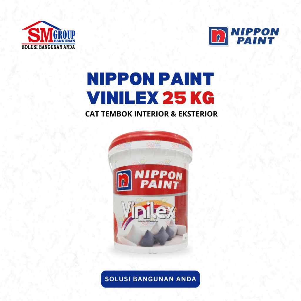 Cat Tembok Nippon Paint VINILEX 25 Kg | Cat Interior dan Eksterior Vinilex 25 Kg