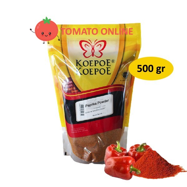 

Koepoe Kupu / Paprika Powder Bubuk Rempah / Murni / 500Gr 500 Gr Gram