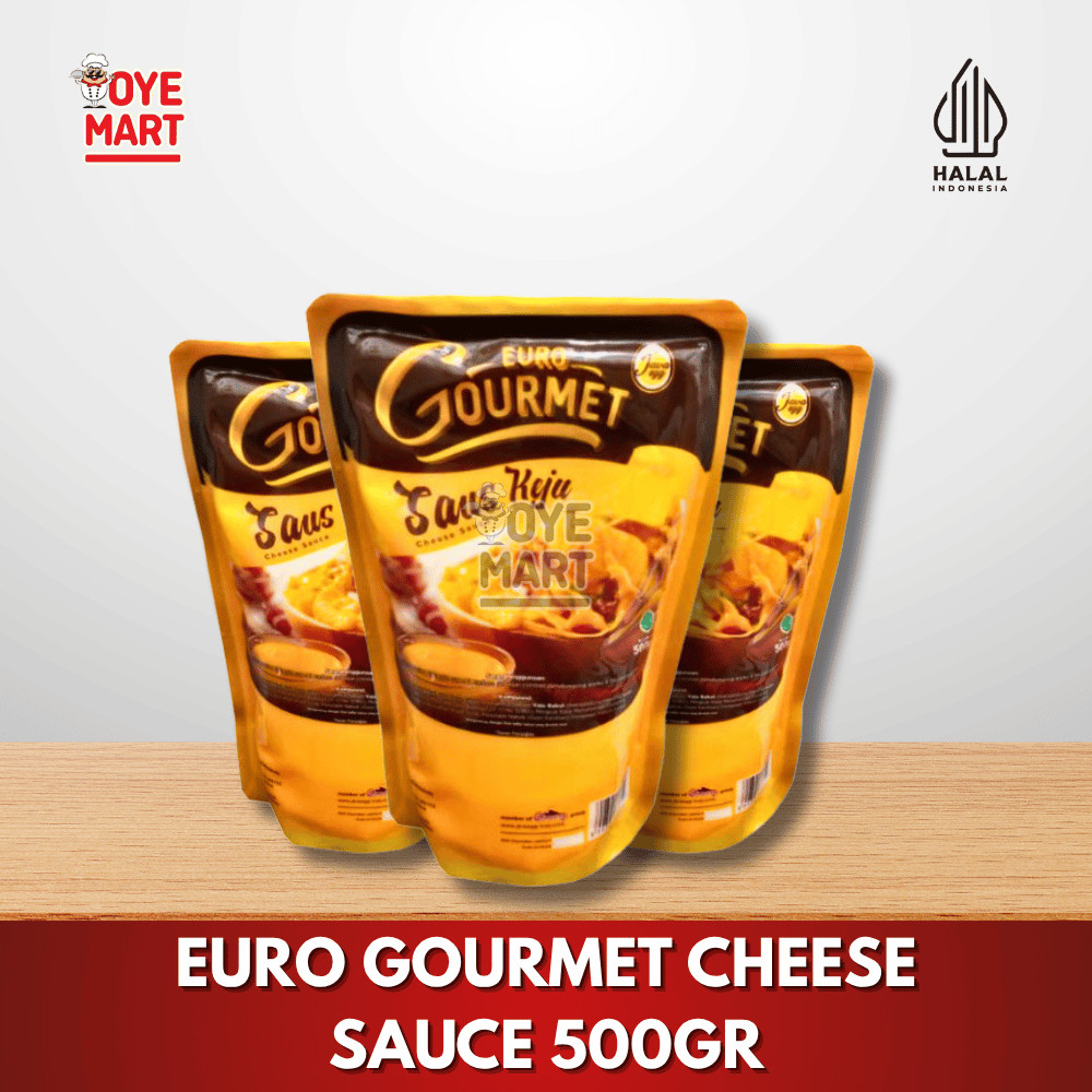 

EURO GOURMET CHEESE SAUCE 500GR / SAUS KEJU