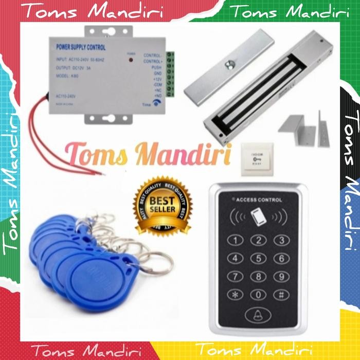

Paket PRFID Door Acces Control Touch Magnet EM Lock Akses Door Lock