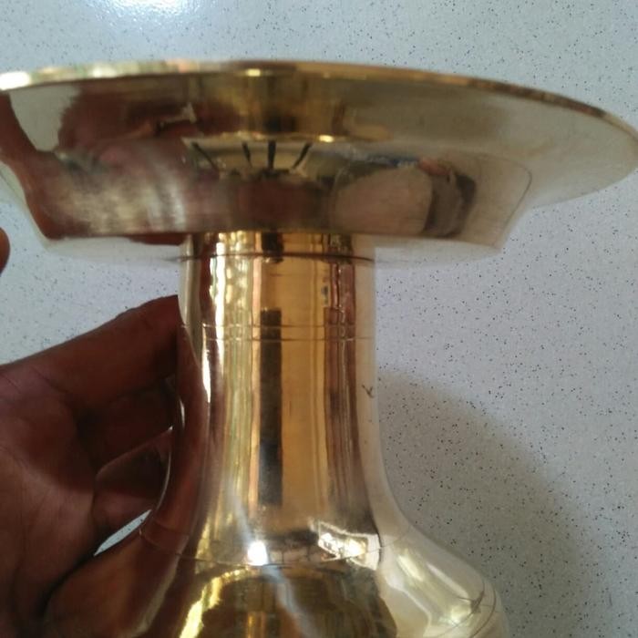 Dulang bahan kuningan medium