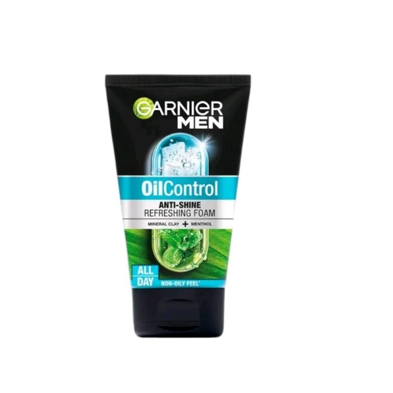 AB - Garnier Men Turbolight Oil Control Anti Shine Cooling Foam Skin Care [100ml]/ Perawatan Wajah C