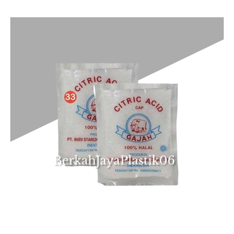 

Citrun / Citric Acid Cap Gajah 50 gram