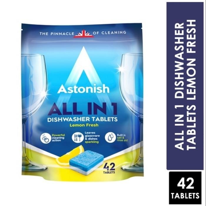 ASTONISH DISHWASHER TABLET LEMON 42PCS SABUN