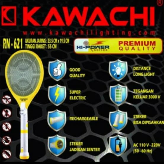 Raket nyamuk kawachi 621