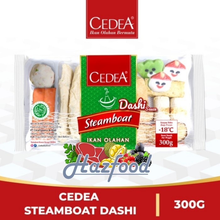 

Cedea Dashi Steamboat Ikan Olahan 300 Gram ( sudah ada bumbu )