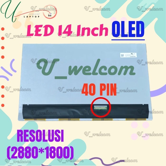 LCD Layar Led 14 Inch OLED Vivobook 14X S5402ZA UX5400EG UX5401EA K3405VA Resolusi 2880x1800
