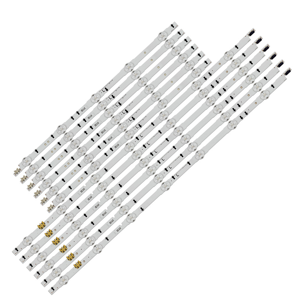 12 Pieces/set 55"LED strip for  TV UA55J5088 UE55H5500 UE55H6200 UE55H6350 UE55H6400 UE55H6500 UE55H