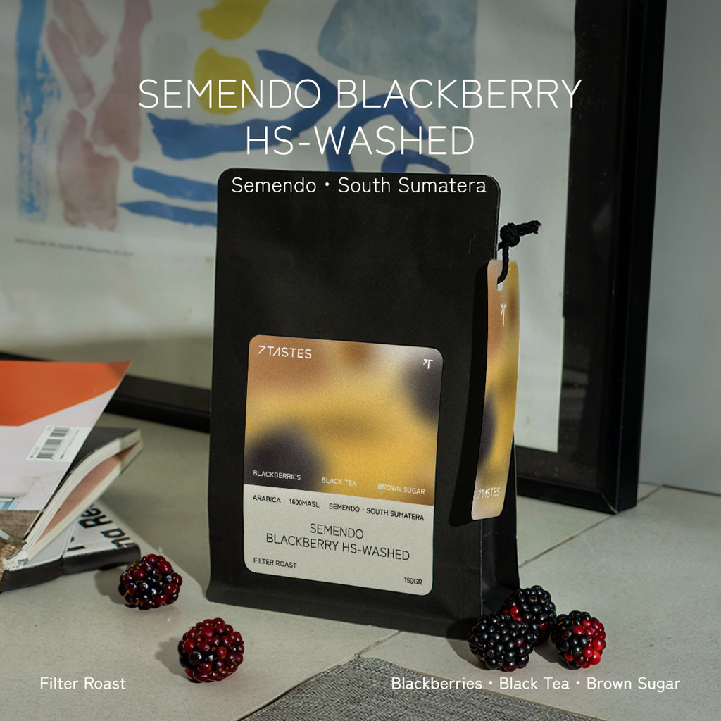 

Kopi Arabika Semendo Blackberry HMS 7 Tastes - Biji Kopi Specialty Coffee Beans Arabica Filter Brew