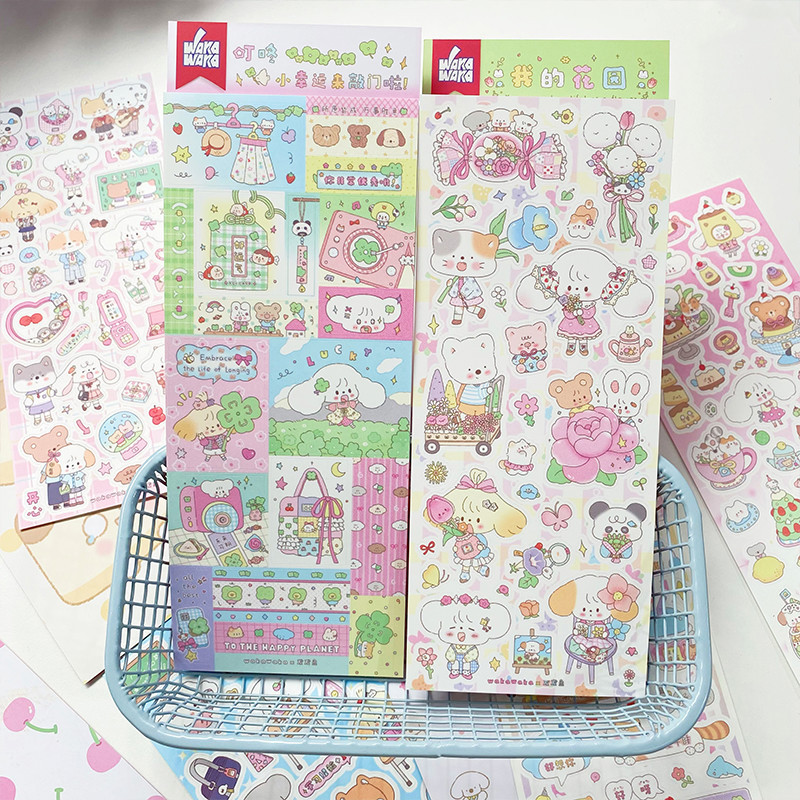 

Scrapbook Stationery Decorative Stickers Arts Diy Crafts Album Journal Planner Cute Deco Stickers Flakes Idol Card