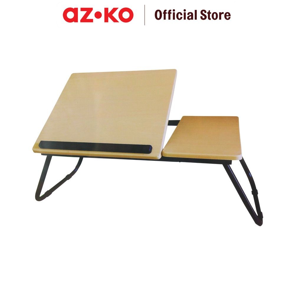 AZKO Odi Meja Laptop Lipat Dengan Mouse Pad - Cokelat Foldable Laptop Table Meja Alas Laptop Meja Li