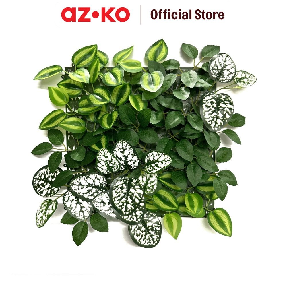 AZKO Cc grass 33X33 cm Rumput Artifisial Dinding Rose & Berry Mix Tumbuhan Buatan Artificial Wall Gr