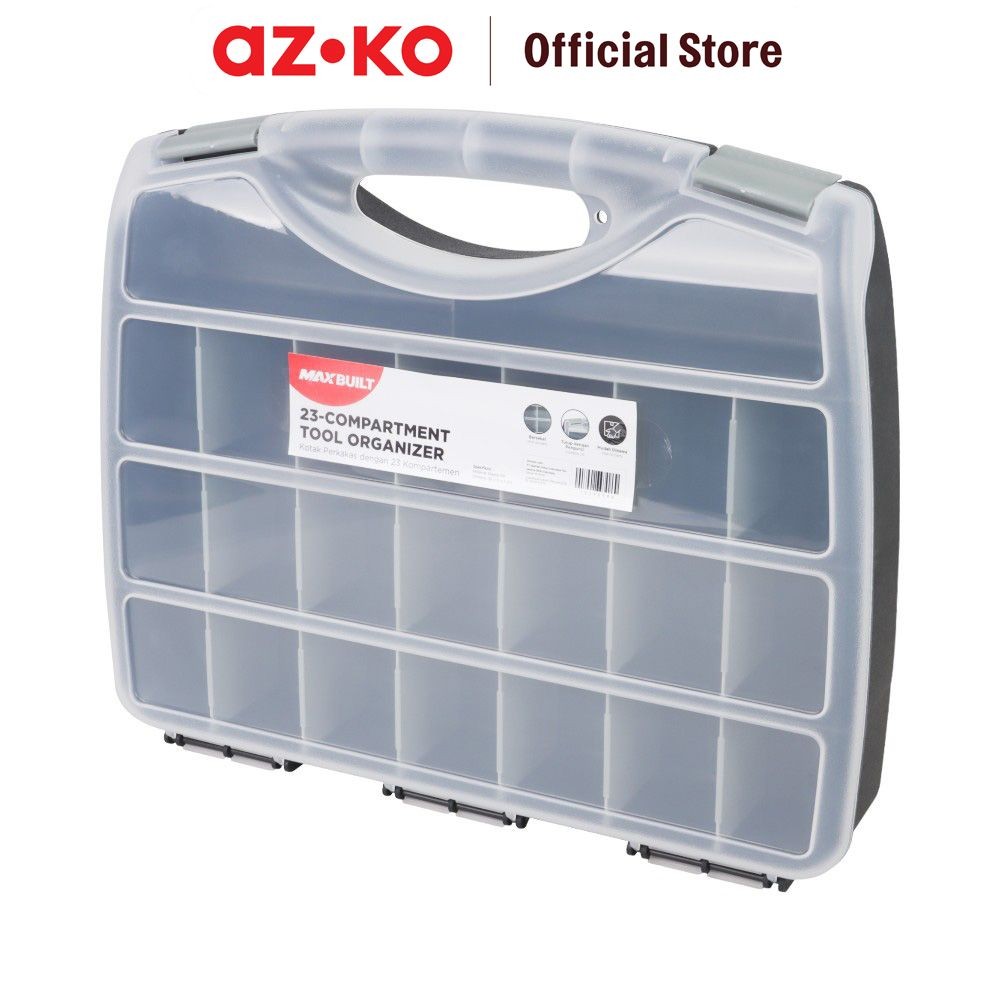 AZKO Maxbuilt Kotak Perkakas Toolbox Tempat Peralatan Bengkel Organizer Alat Pertukangan Wadah Perka