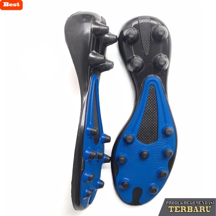 rekomendasi sepatu bola untuk kaki lebar Outsole Adidas Black Blue Sol Sole Alas Sepatu Sepakbola Se