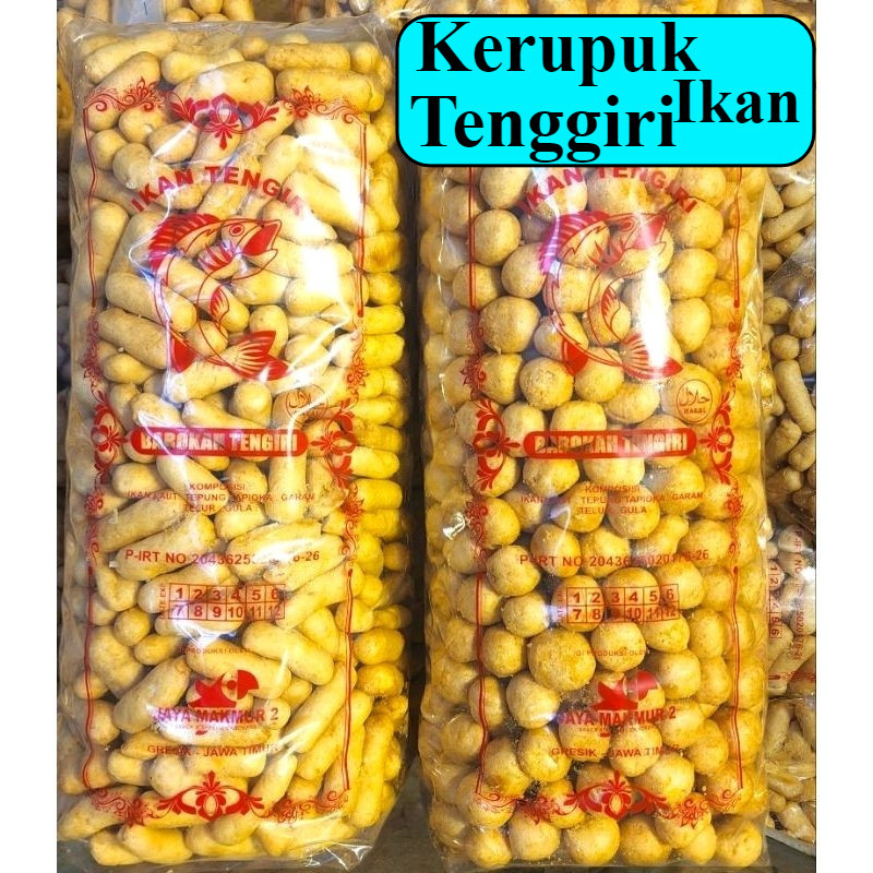 

1kg kerupuk ikan tengiri premium amplang tengiri khas jawa timur