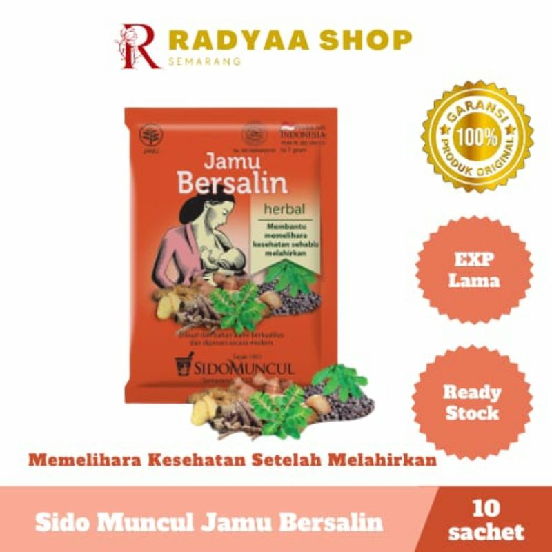 

Jamu Setelah Bersalin Jamu Bersalin Sido Muncul