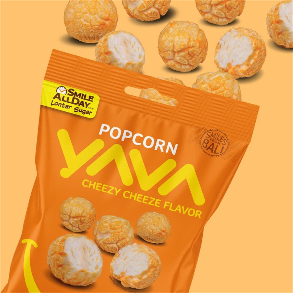 

YAVA Popcorn Cheezy Cheese Flavor 60g ( Keju )