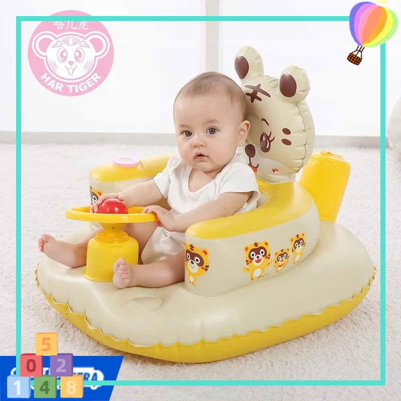 VC-Alat Tulis Sofa Tiup Kursi Pompa Bayi Bentuk Meja Sofa Tiup Kursi Pompa Bayi Belajar Duduk Model 