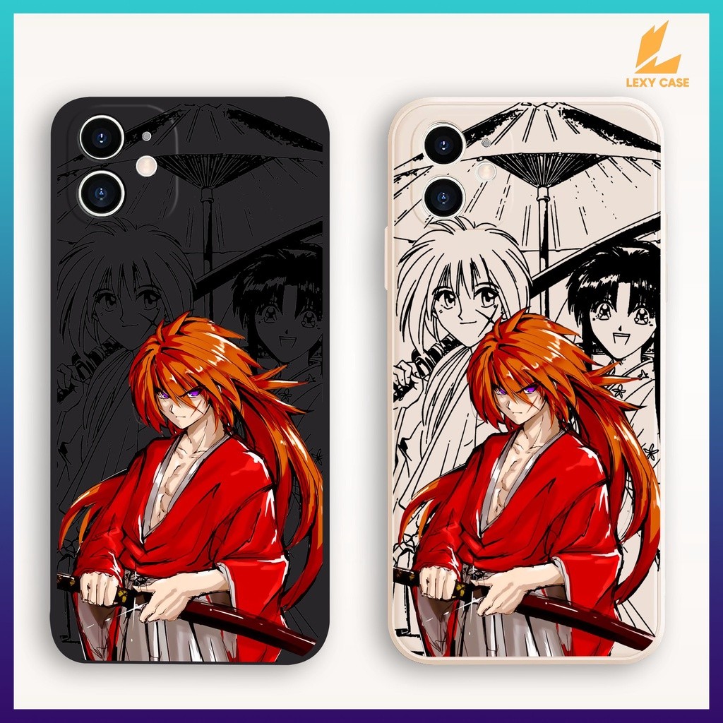 Case Samurai X SM397 Infinix Smart 7 Note 30i Hot 30 9 10 11 12 Play Casing HP Motif Karakter Bergam
