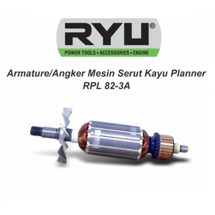 RYU Armature / Angker Mesin Serut Kayu Planner RPL 82-3A