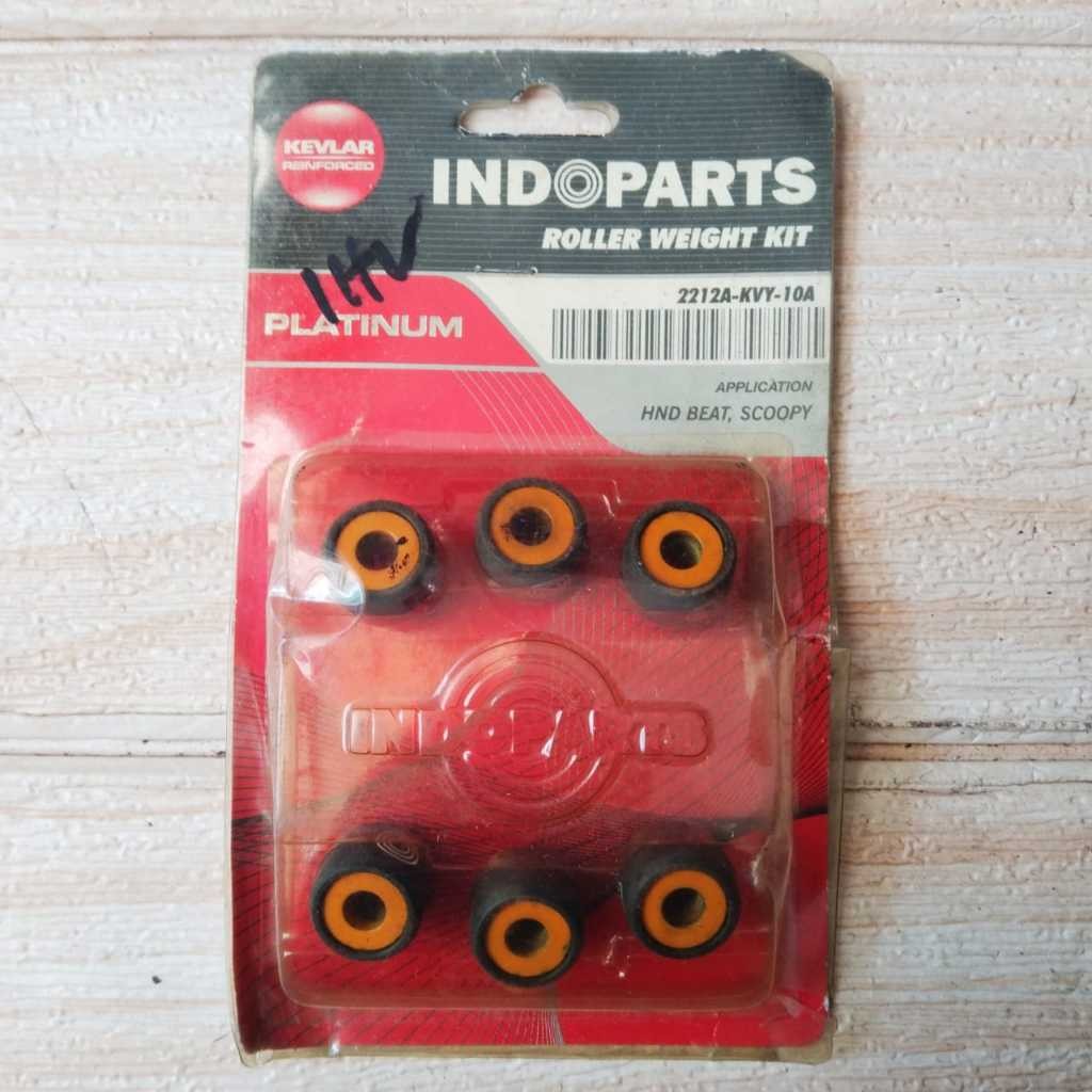 NOS/SET ROLLER RACING ROLLER WEIGHT SET INDOPARTS HONDA BEAT SCOOPY KARBU