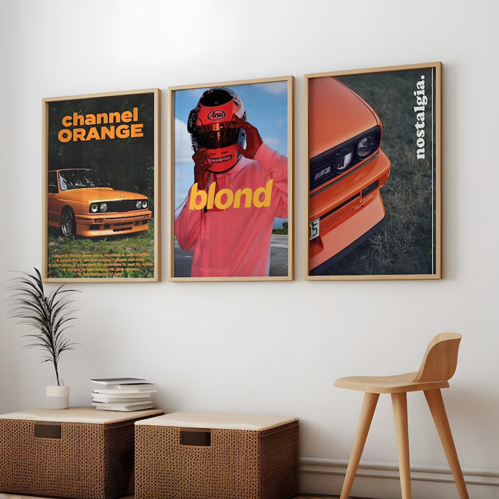 

Modern Racing Blond Frank Ocean Cars Rap Hypebeast Fashion Wall Art Canvas Painting Posters For Living Room Home Decor