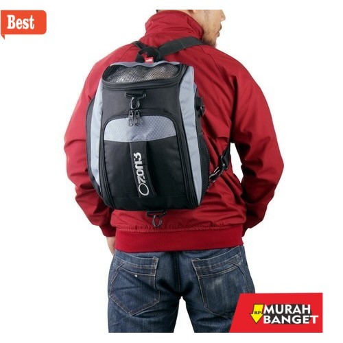 rekomendasi sepatu futsal Tas Sepatu Futsal/ Sepakbola OZONE 02 ORIGINAL [MERAH]