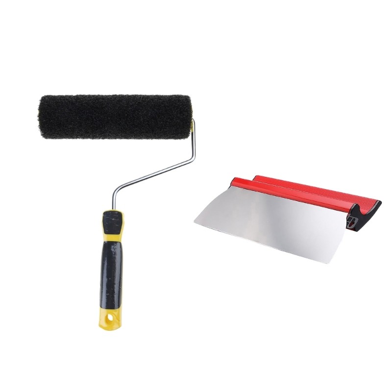 

Professional Putty Roller Tool with Ergonomic Handle Filler Application Roller with Comfort Grip for Wall Plastering