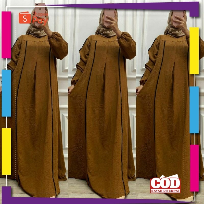 [PREMIUM ORIGINAL] LAILA DRESS CRINKLE MURAH