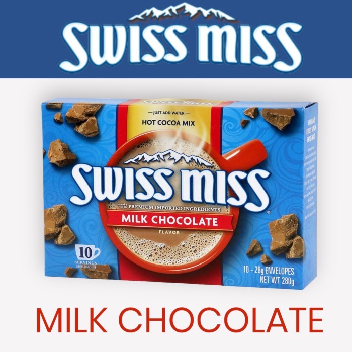 

SWISS MISS Hot Cocoa Mix | 3 in 1 Milk Chocolate Powder - Milk