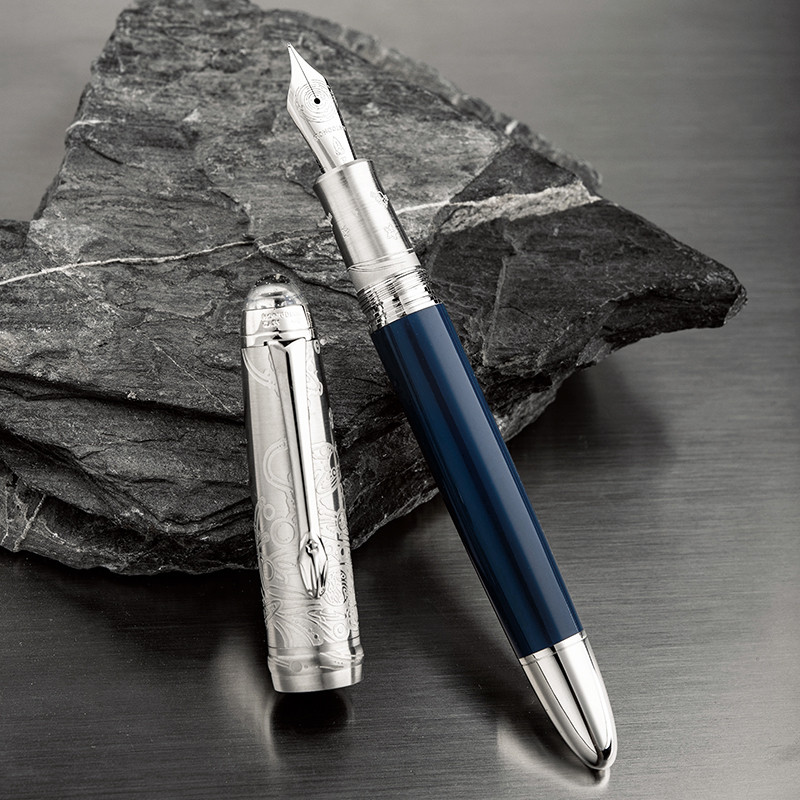 

HONGDIAN CA35 Fountain Pen Aerospace Military Industry Joint Limited Edition Pen Long Knife Nib Business Student Writing Gift