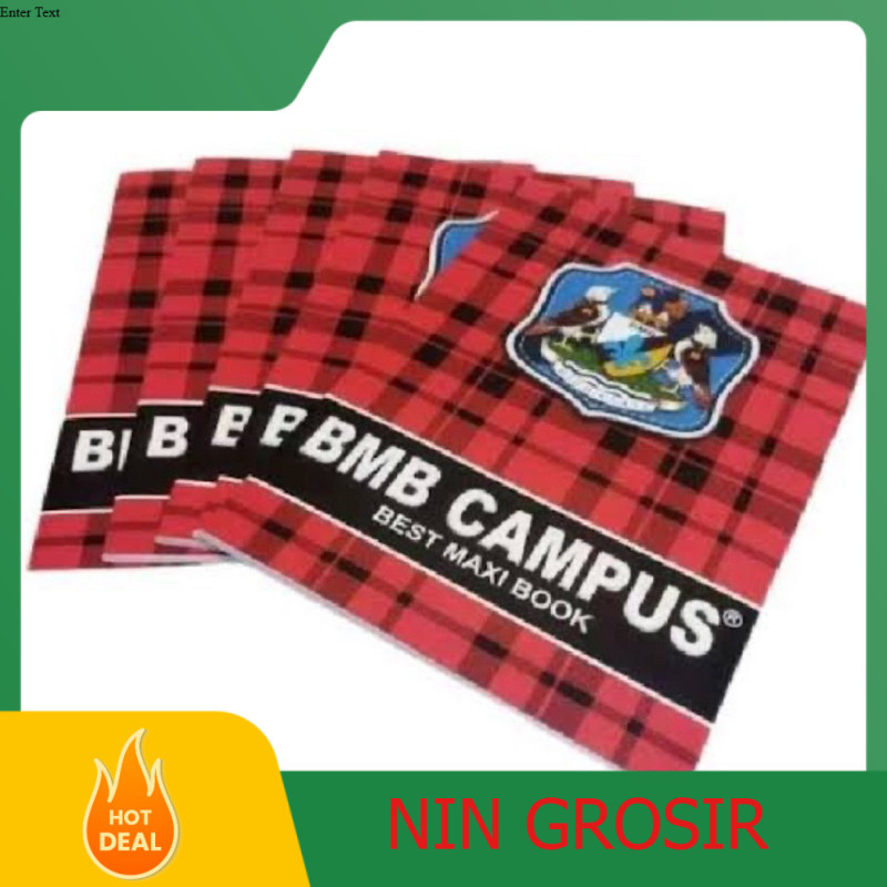 

BUKU TULIS BMB CAMPUS 36 LBR - ISI 10 BUKU