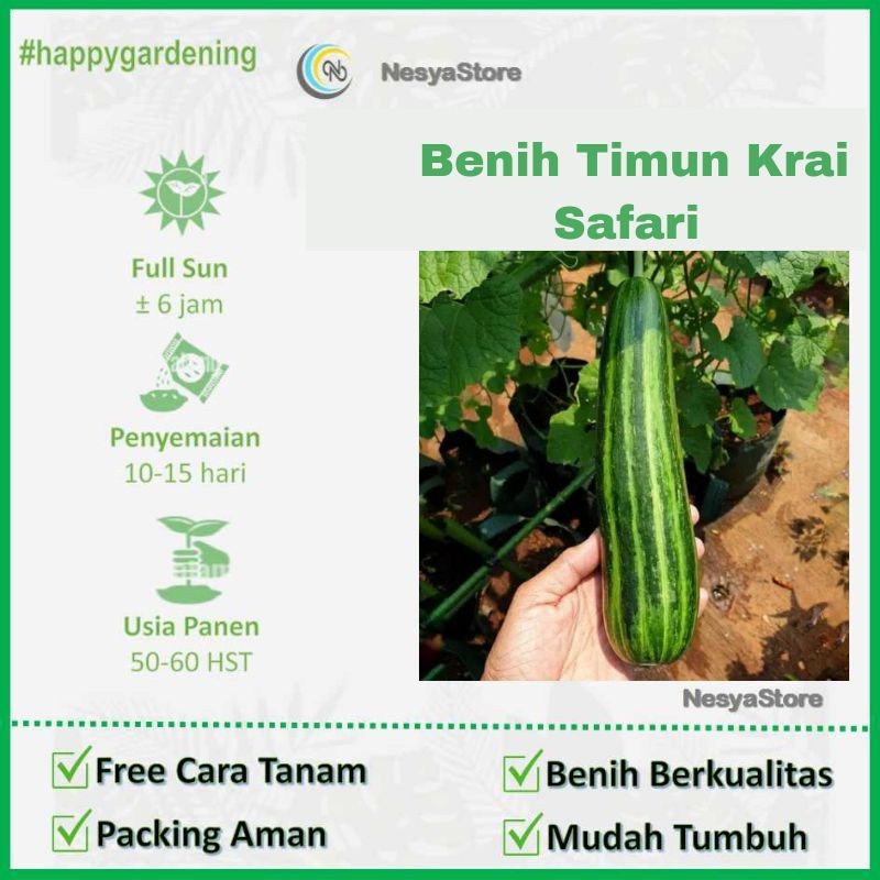 20 Biji - Benih Timun Krai KRAI