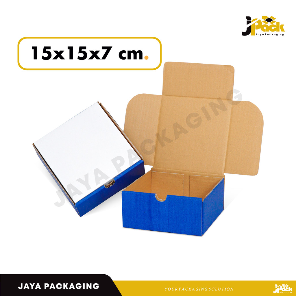 

Box 15X15X7 cm LD Kardus/Kardusmini/Karduskecil/Boxkecil/Karton/Kartonmini/Kemasan/Hampers/Gift/skincare/tinggi7