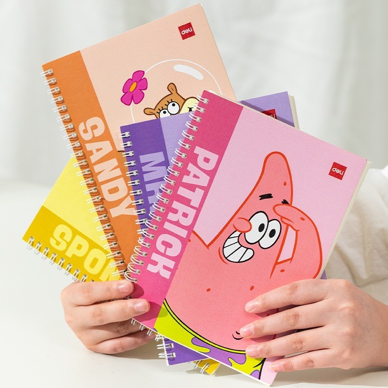 

Buku Notes / Notebook Deli A5 ELA560 Spongebob Isi 60 Lembar