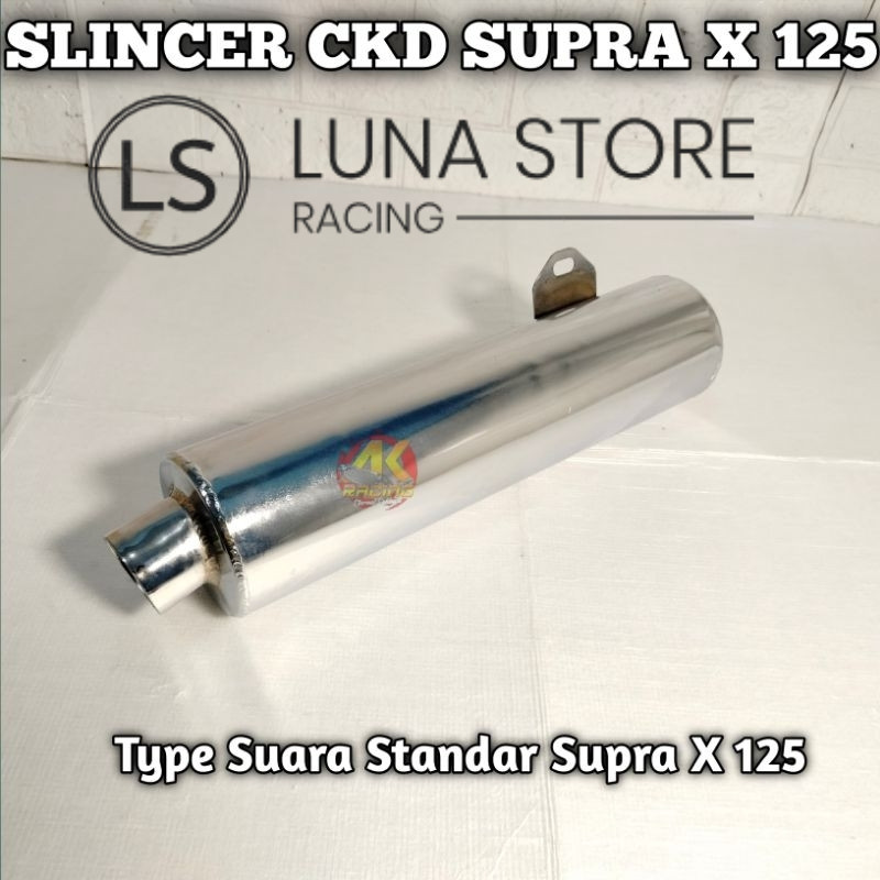 Selincer Supra 125 Selencer/Tabung Knalpot CKD SUPRA X 125 Knalpot Supra X125 Suara Standar ORI Knal