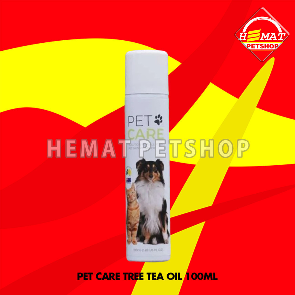 Pet Care Tea Tree Oil Spray Jamur Kutu Kucing Anjing