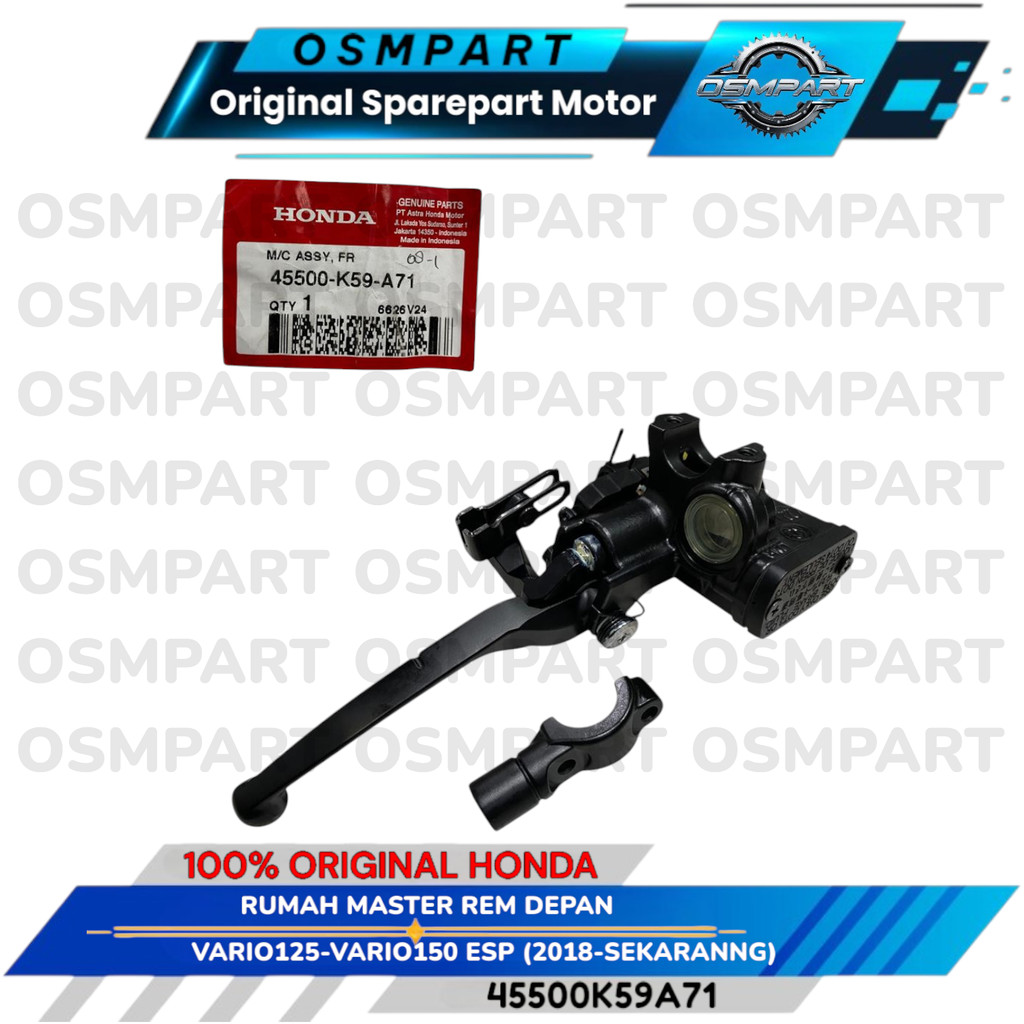 RUMAH MASTER REM DEPAN CAKRAM ATAS PLUS HANDEL VARIO 125 ESP VARIO 150 ESP AHM ORI 45500K59A71