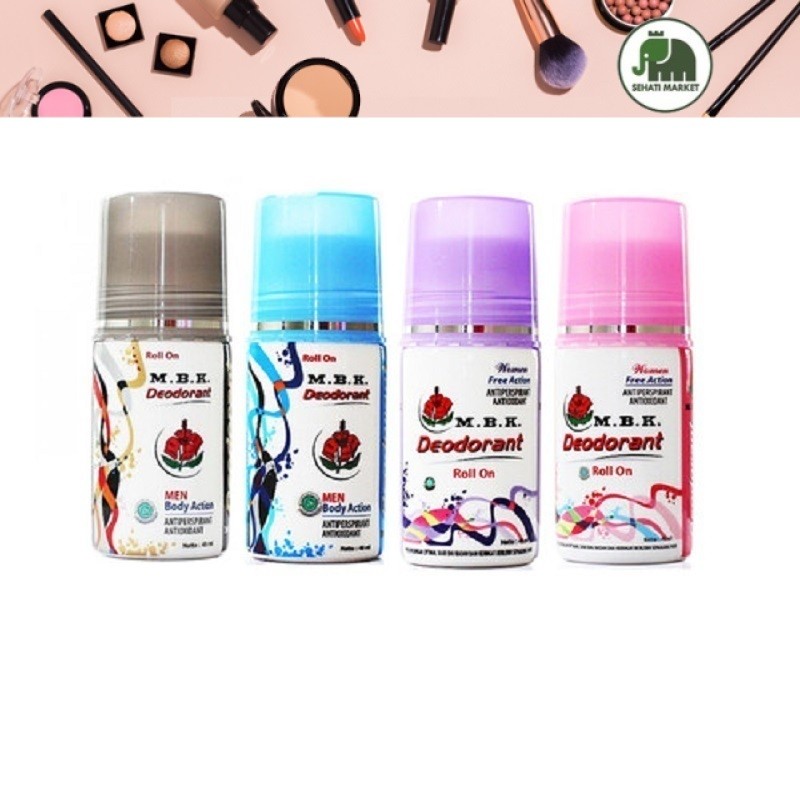 M.B.K BPOM Deodorant Roll On - Anti Perspirant - MBK Deo