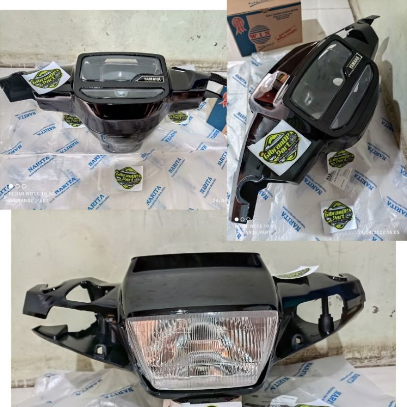 BATOK ATAS BAWAH FORCE 1 CRYPTON SET REFLEKTOR LAMPU DEPAN YAMAHA FORCE ONE FORCE 1 TOTOK BATOK  ATA