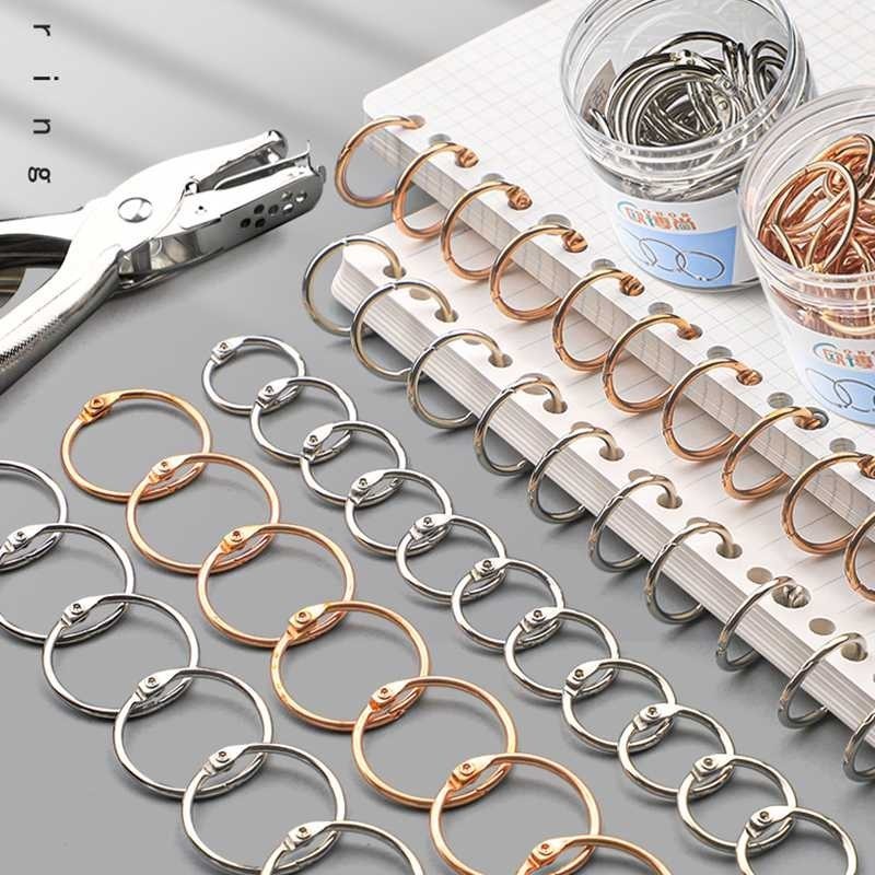 

[ INVASTORE ] OBOS Ring Buka Tutup Buku Binder Menu Gantungan Kunci 30 PCS - OBS-8366