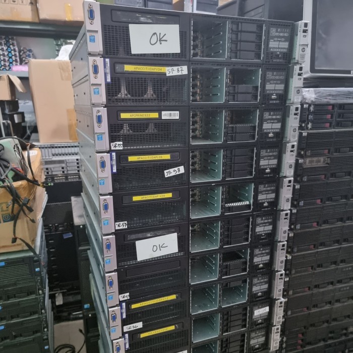 Server Hp Proliant DL380p Gen8 32Core Cpu Mikrotik X86 8Port Gigabit