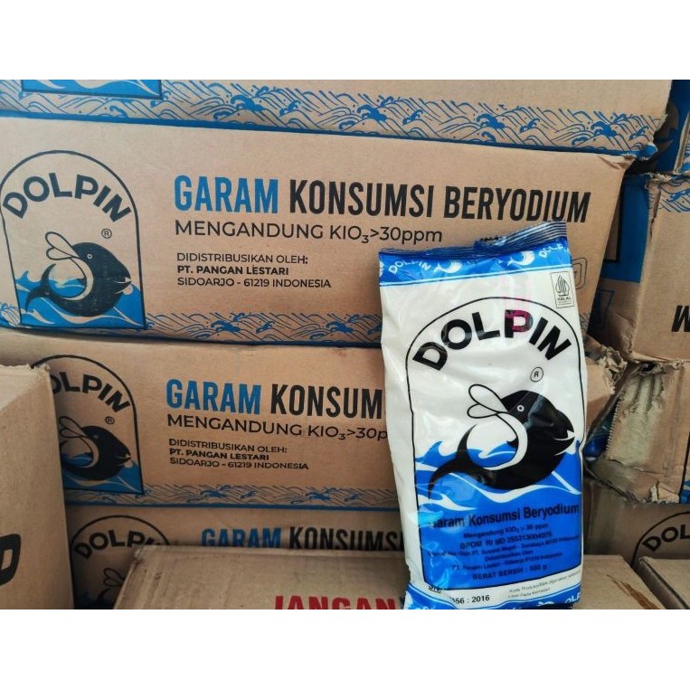 

Garam Dolphin 1Kg Dos Isi 12